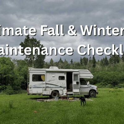 Seasonal Trailer Maintenance Checklist (Winter Edition)